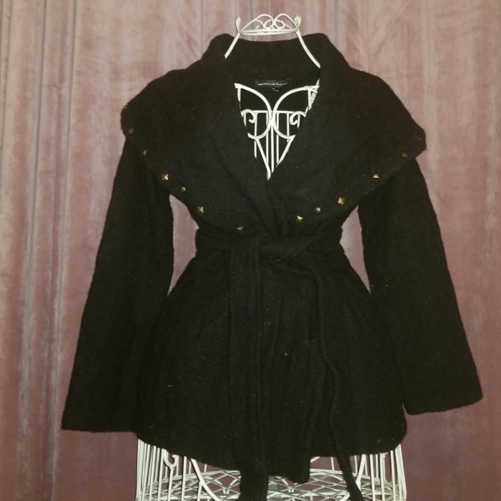 Black Marina Luna Wool Jacket